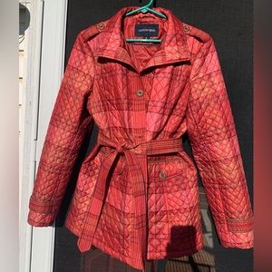 ❤️Land’s End plaid quilted jacket NWOT- size M fab!!❤️